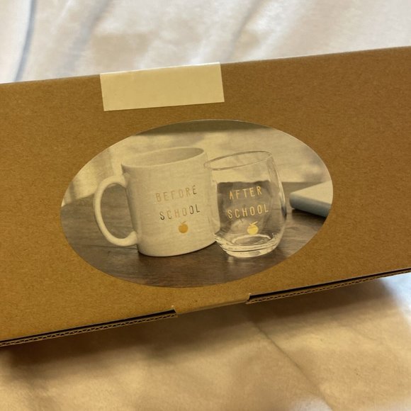 Teacher Gift Before School Coffee Mug Cup After School Wine Glass - Picture 5 of 9